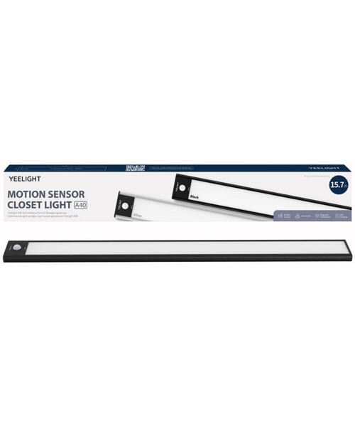 Yeelight světlo do šatníku se senzorem A40 černá, 40 cm 2700K