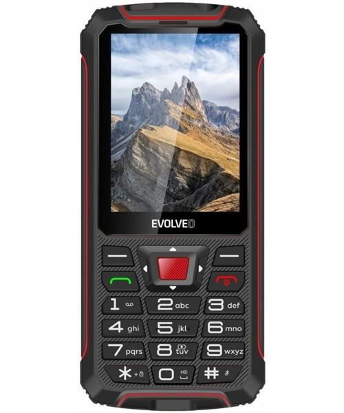 EVOLVEO StrongPhone W4 Black Red