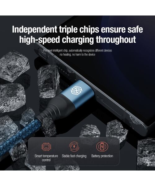 Nillkin Datový Kabel Swift Pro 3v1 1,5m Black