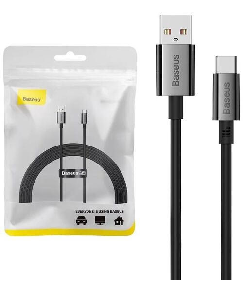 Baseus Superior Series Fast Charging Datový Kabel USB - USB-C 100W 2m Cluster Black
