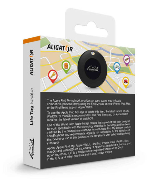 Aligator Life Tag - lokátor s podporou Apple Find My