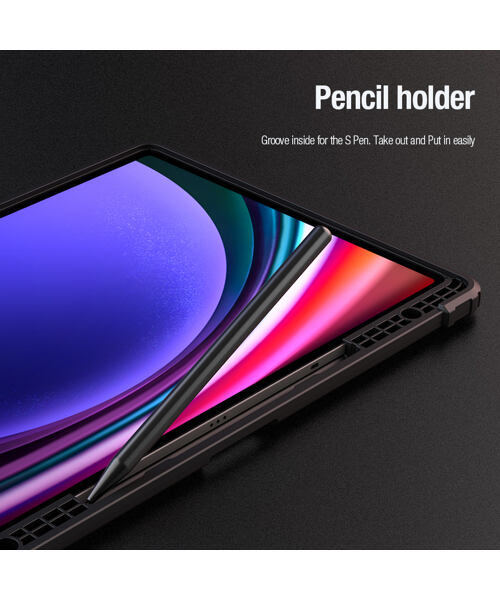 Nillkin Bumper PRO Protective Stand Case Multi-angle pro Samsung Galaxy Tab S9 Ultra/S10 Ultra Black