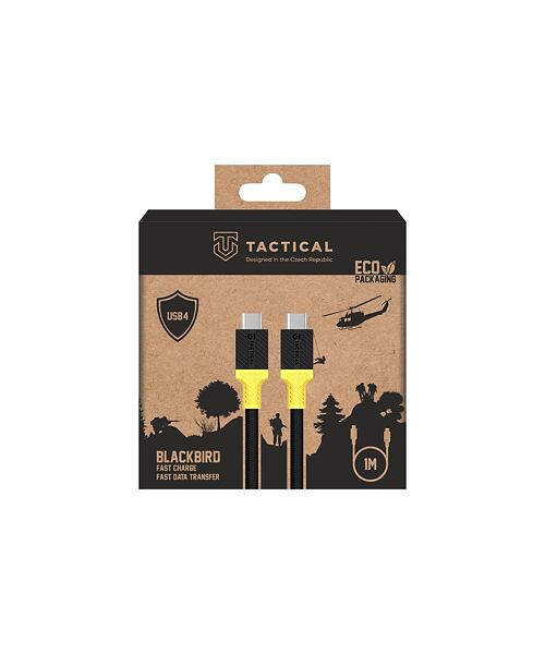 Tactical Blackbird Kabel USB4 1m Black/Yellow