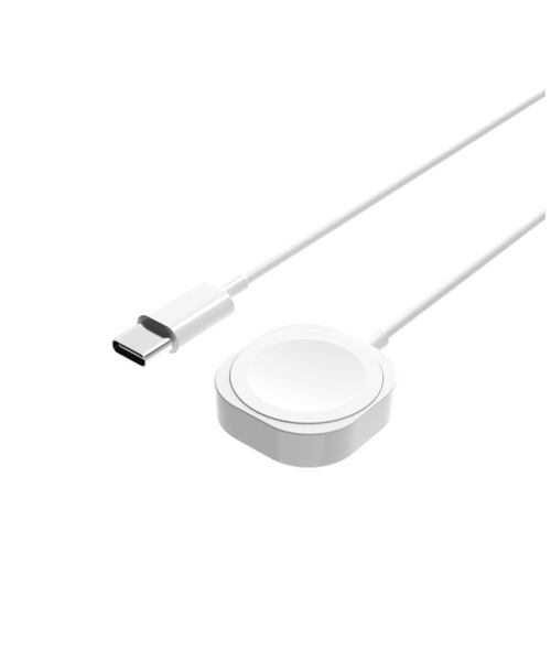 Nabíjecí USB-C kabel FIXED pro Apple Watch, bílý