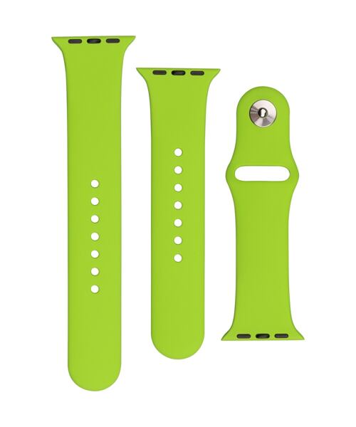 Set silikonových řemínků FIXED Silicone Strap pro Apple Watch 38/40/41mm, zelený