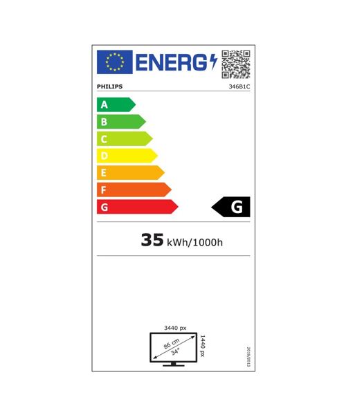 Philips/346B1C/00/34''/VA/3440x1440/100Hz/5ms/Black/3R