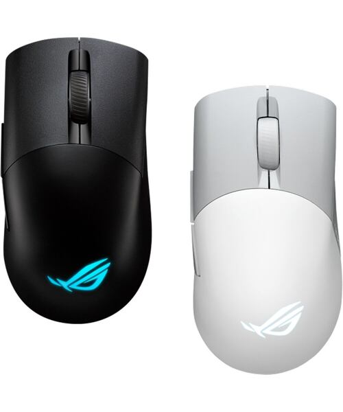 ASUS myš ROG KERIS WIRELESS AIMPOINT WHITE (P709), RGB, Bluetooth, bílá