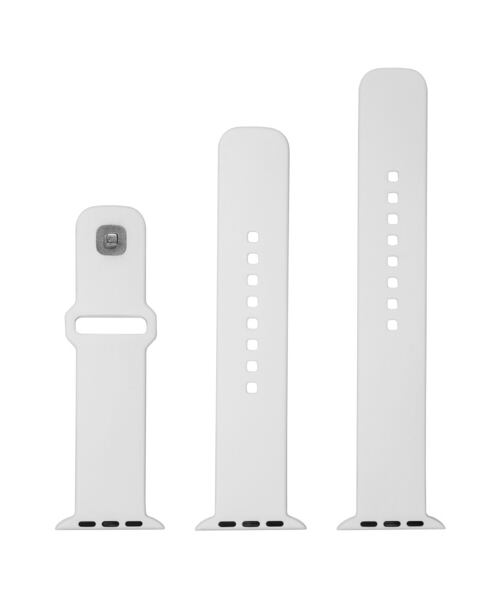 Set silikonových řemínků FIXED Silicone Sporty Strap pro Apple Watch Ultra 49mm, bílý