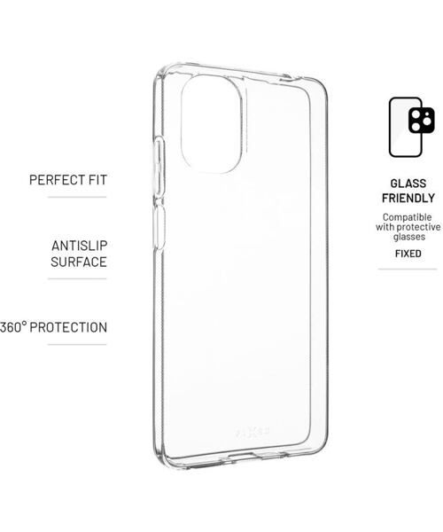 TPU gelový kryt FIXED Story pro Motorola Moto G24 Power, čirý
