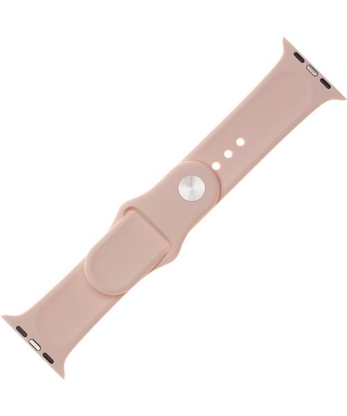 Set silikonových řemínků FIXED Silicone Strap pro Apple Watch 42/44/45/49mm, růžový