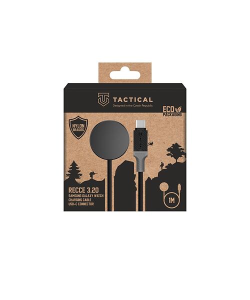 Tactical Recce 3:20 kabel pro Samsung Galaxy Watch Black/Grey