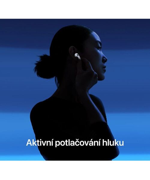 Apple AirPods 4 s aktivním potlačováním hluku White