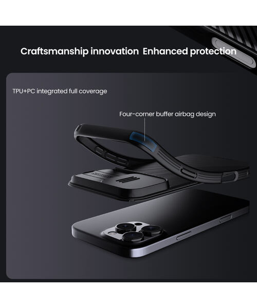 Nillkin CamShield PRO Zadní Kryt pro Apple iPhone 16 Pro Black