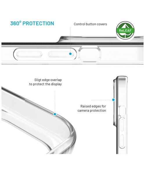 TPU gelový kryt FIXED ReStory AntiUV pro Apple iPhone 16 Pro Max, čirý