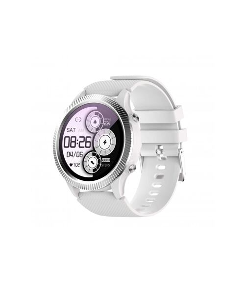 CARNEO Athlete GPS/Silver/Sport Band/White