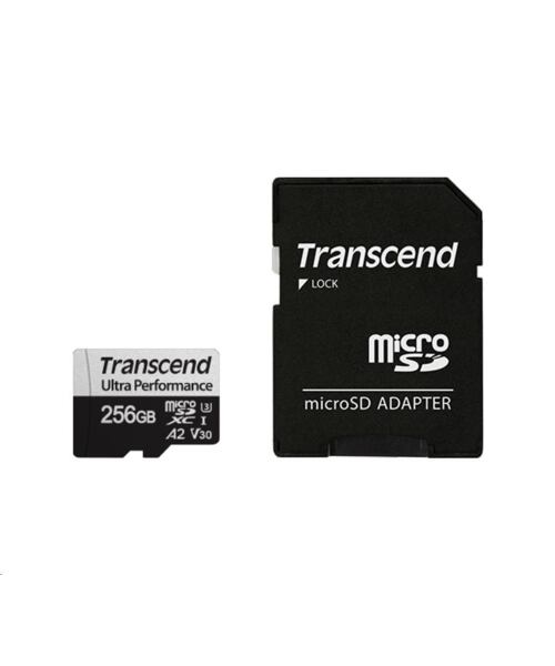 TRANSCEND MicroSDXC karta 128GB 340S, UHS-I U3 A2 Ultra Performace 160/125 MB/s