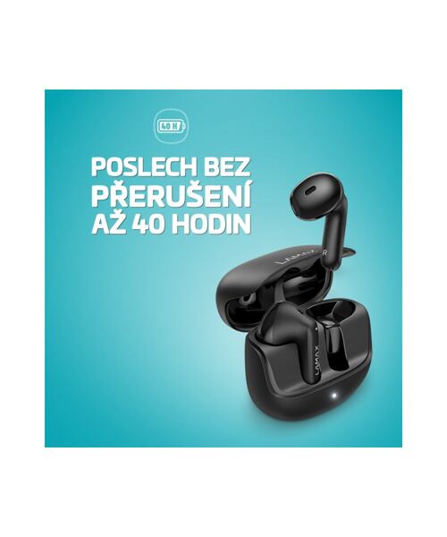 LAMAX Tones1 - bezdrátová sluchátka - černá