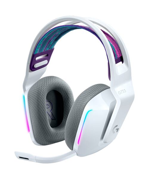Logitech G733 LIGHTSPEED Wireless RGB Gaming Headset - WHITE - 2.4GHZ - EMEA