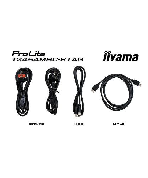 iiyama ProLite T2454MSC-B1AG počítačový monitor 60,5 cm (23.8") 1920 x 1080 px Full HD LED Dotyková