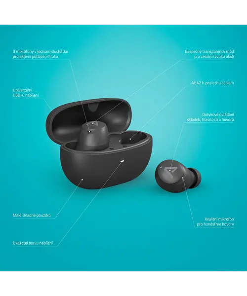 LAMAX Buds1 ANC Black