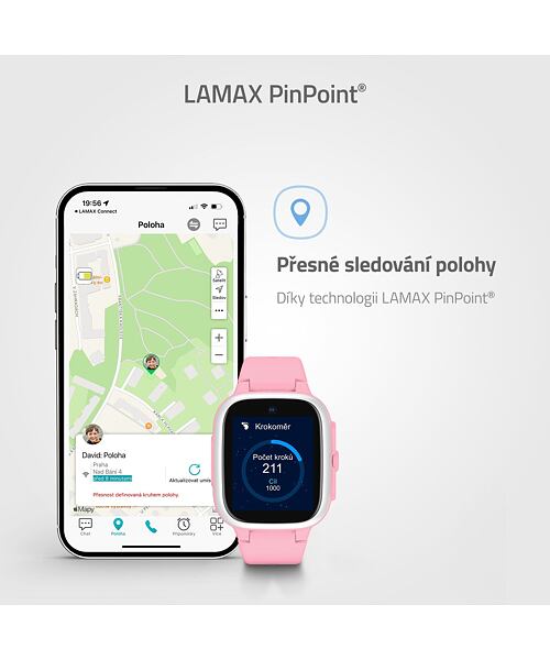 LAMAX WatchY4 Play Pink