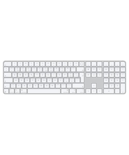 Apple Magic Keyboard Numeric Touch ID/Bezdrátová Bluetooth/CZ layout/Bílá