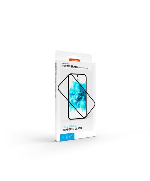 Ochranné tvrzené sklo FIXED Full-Cover pro Apple iPhone 16 Pro, černé
