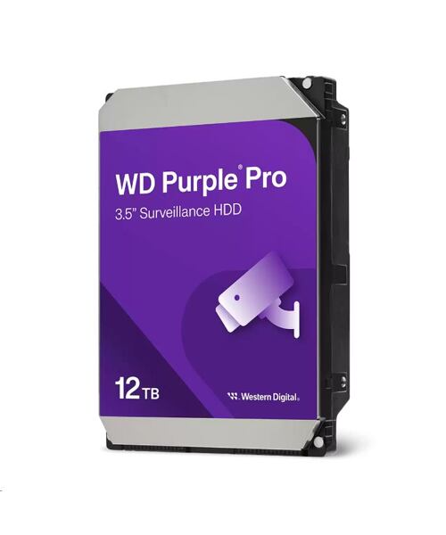 WESTERN DIGITAL HDD 12TB WD122PURP Purple Pro 256MB SATAIII