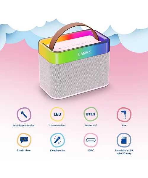 LAMAX KaraokeKid1 Pink