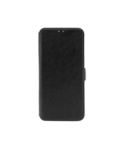 Tenké pouzdro typu kniha FIXED Topic pro Xiaomi Redmi 14C/A4 5G/A3 Pro/POCO C75 4G/5G/M7 5G, černé