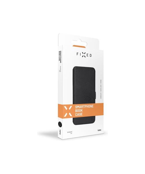 Tenké pouzdro typu kniha FIXED Topic pro Realme C61/C63/Note 60, černé