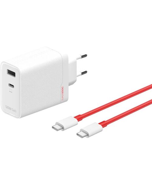 OnePlus SUPERVOOC 120W Dual Ports Power Adapter White