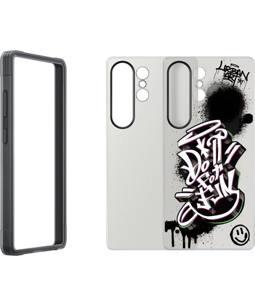 Samsung Designový kryt Flipsuit pro Galaxy S25 Ultra Black