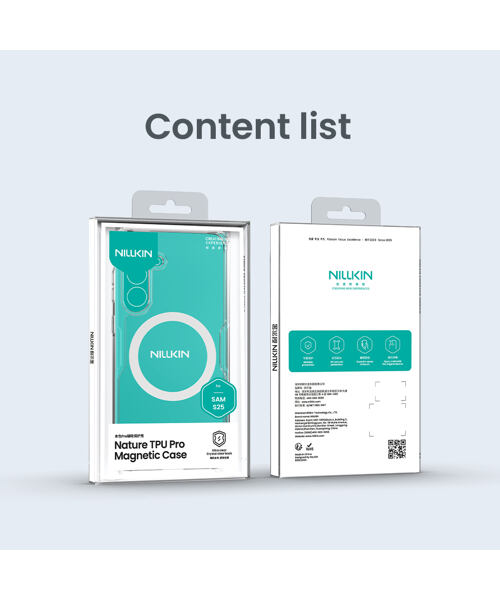 Nillkin Nature TPU PRO Magnetic Kryt pro Samsung Galaxy S25 Transparent
