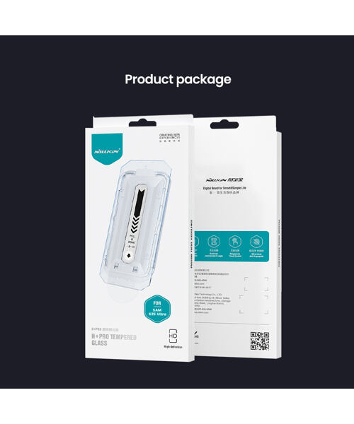 Nillkin Tvrzené Sklo 0.2mm H+ PRO 2.5D pro Samsung Galaxy S25 Ultra (s aplikátorem)