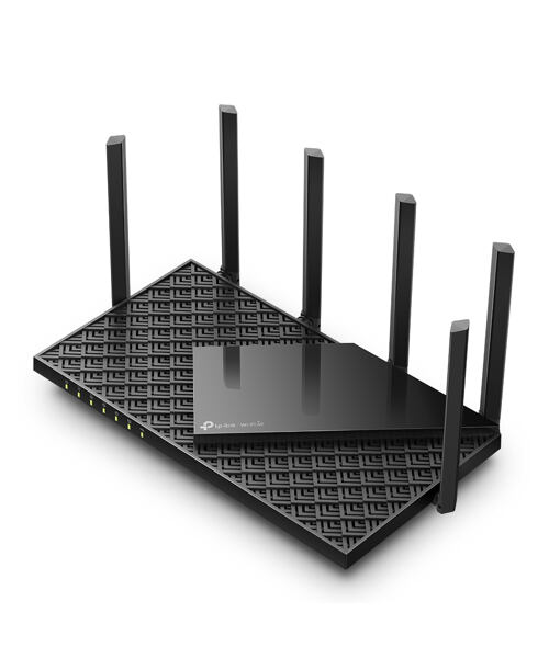 TP-Link Archer AXE75 bezdrátový router Gigabit Ethernet Tři pásma (2,4 GHz / 5 GHz / 6 GHz) Černá