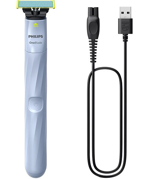 Philips OneBlade First Shave QP1324/20 zastřihovač, Ni-MH baterie, vodotěsný, USB-A