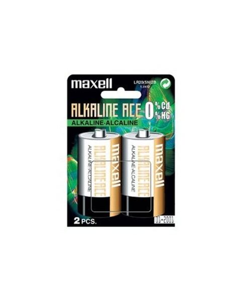 MAXELL Alkalická baterie D (LR20), blistr 2 ks