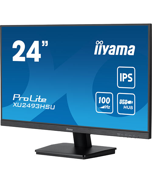 iiyama ProLite XU2493HSU-B7 počítačový monitor 60,5 cm (23.8") 1920 x 1080 px Full HD LED Černá