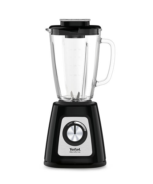 Tefal BlendForce II BL4358 mixér 1,25 l Stojací mixér 800 W Černá, Broušená ocel