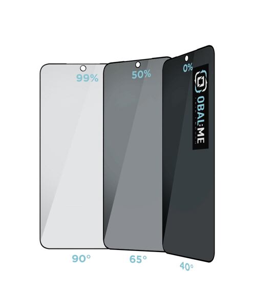 OBAL:ME Privacy 5D Tvrzené Sklo pro Samsung Galaxy A56 5G/A36 5G Black