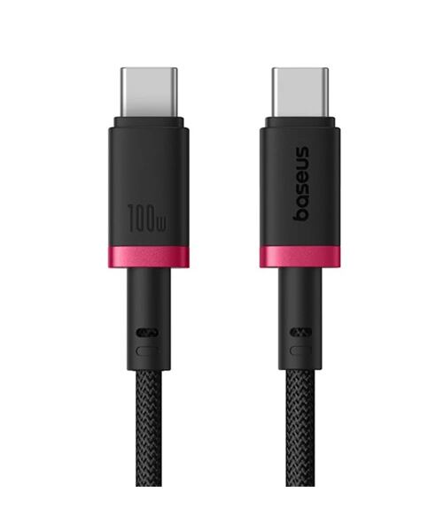 Baseus Rychlonabíjecí kabel Dura USB-C/USB-C 1m 100W červeno černý
