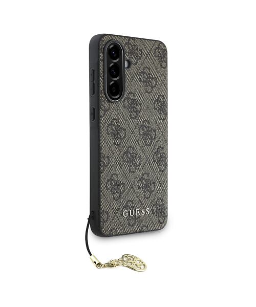 Guess 4G Charm Zadní Kryt pro Samsung Galaxy A56 Brown