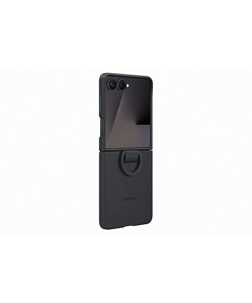 EF-PF766TBE Samsung Silikonový Kryt s Kroužkem pro Galaxy Z Flip 7 Black