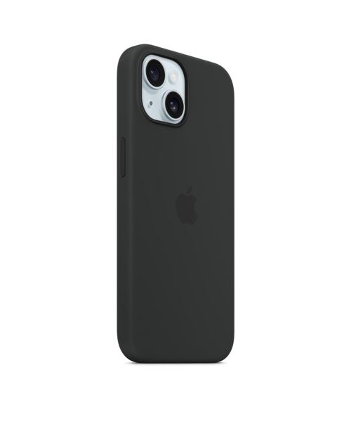APPLE iPhone 15 Silicone Case with MagSafe - Black