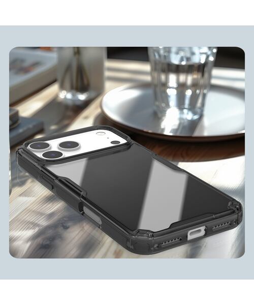 Nillkin Nature TPU PRO Kryt pro Apple iPhone 17 Pro Max Transparent Black