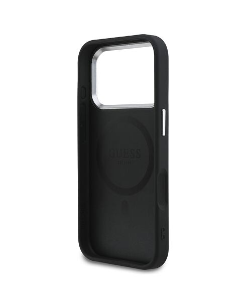 Guess PU Saffiano MagSafe Zadní Kryt pro iPhone 17 Pro Black