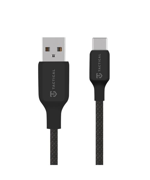 Tactical Stitch Thread Cable USB-A/USB-C 1m Black