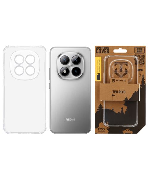 Tactical TPU Plyo Kryt pro Xiaomi Redmi Note 15 Pro+ 5G Transparent