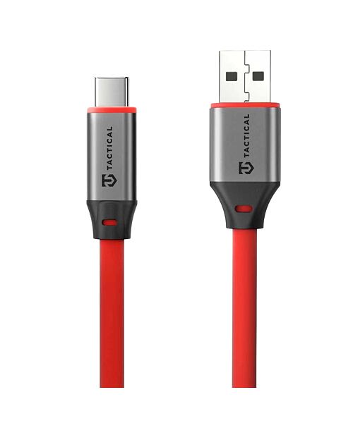 Tactical Fat Man 2.0 Cable USB-A/USB-C 1m Red